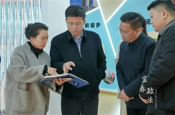 李晓楚在万载调研督导