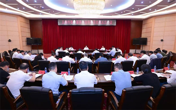 严允主持召开五届市委全面依法治市委员会第五次会议