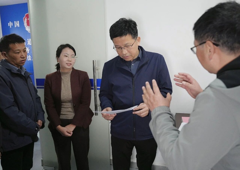 李晓楚在袁州区调研刑满释放人员安置帮教工作